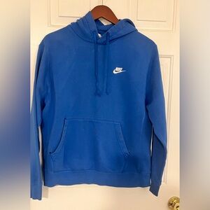 Nike Men's Royal Blue Pullover Hoodie